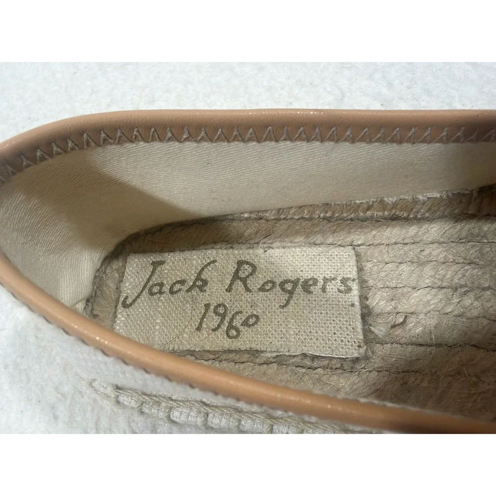 Jack Rogers Womens Size 9 Floral Canvas Platform Espadrilles Boho Coastal